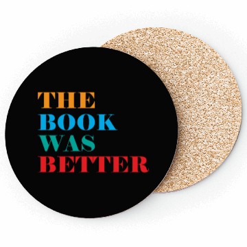Discover Book Club The Book Was Better Coasters