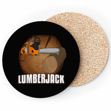 Discover chainsaw Lumberjack Coasters