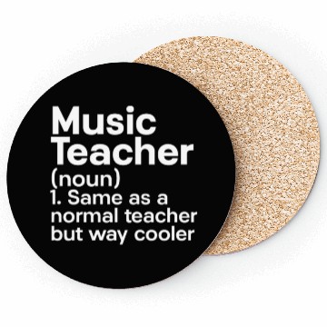 Discover Music Teacher Coasters