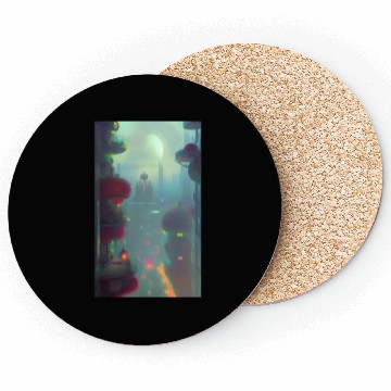 Discover Neon Nights, Futuristic Lights Coasters