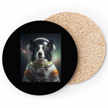 Discover Dog Astronaut Coasters