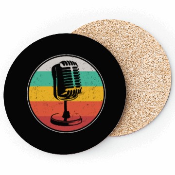 Discover Karaoke Singer Microphone Vocalist Coasters