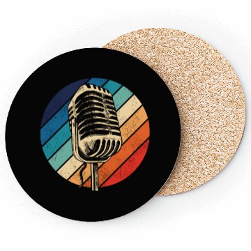 Discover Karaoke Singer Microphone Vocalist Coasters