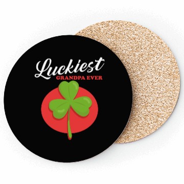 Discover Luckiest Grandpa St. Patricks Day Coasters