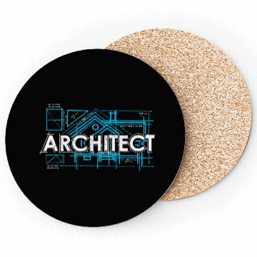 Discover Engineer Architecture Real Estate Architect T Shi Coasters