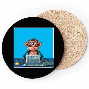 Discover programmer monkey Coasters