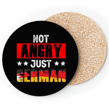 Discover Not Angry Just German Germany Teacher Voice Coasters