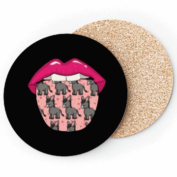 Discover Donkey Mule Lips Coasters
