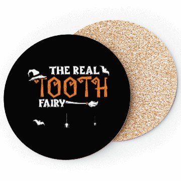 Discover The Real Tooth Fairy - Halloween Coasters