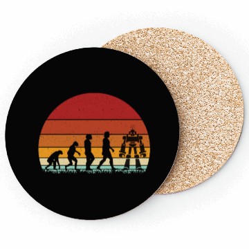 Discover Evolution Robots Coasters