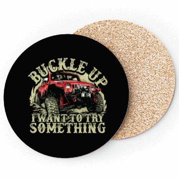 Discover Monster Truck Racer Lifestyle Off Road Racing Gift Coasters