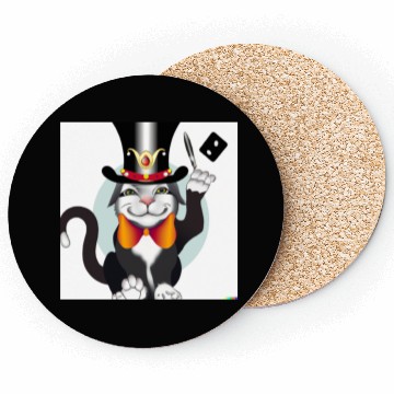 Discover Cat joker Playing Cards | Gifts for Cat Lovers Coasters