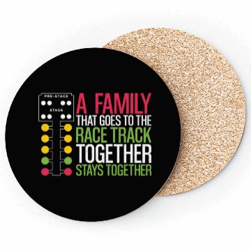 Discover Drag Racing Race Car Family A Coasters