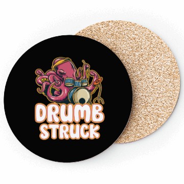 Discover Drummer Drums Music Drum Set Drumming Coasters