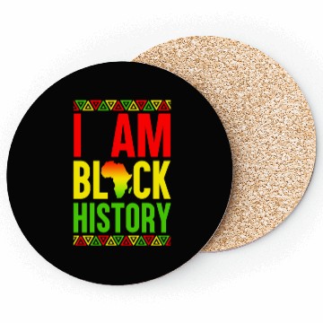 Discover I Am Black History Coasters