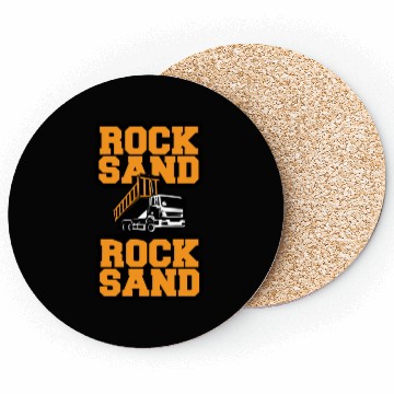 Discover Rock Sand Dump Truck Coasters