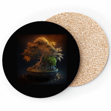 Discover Cannabonsai - Bonsai Tree, Cannabis Plant, Coasters