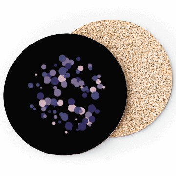 Discover abstract circles pattern Coasters