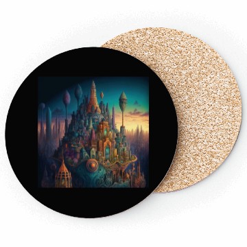 Discover Psychedelic City 3 Coasters