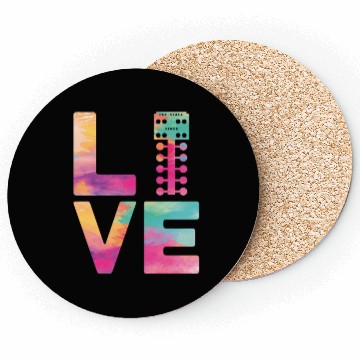 Discover Drag Racing Race Car Watercolor Coasters