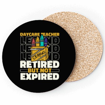 Discover Daycare Teacher Retired Coasters