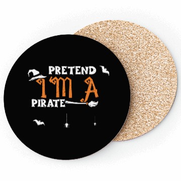 Discover Pretend I'm A Pirate - Halloween Coasters