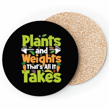 Discover Plants and Weights, That's All It Takes Coasters