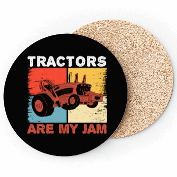 Discover USA Flag America Farm Tractor Farming Life Farmer Coasters