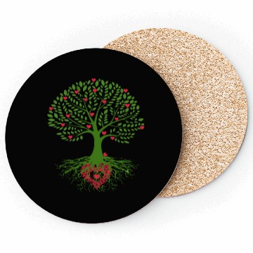 Discover Tree - love Coasters