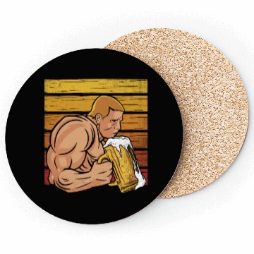 Discover Bodybuilding - Gym Retro Coasters