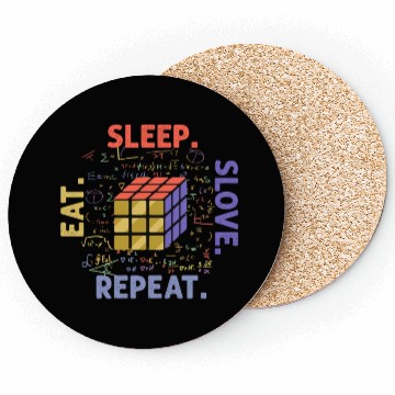 Discover Eat Sleep Solve Repeat Math Speed Cubing Genie Coasters
