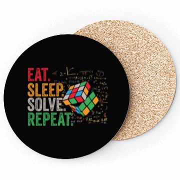 Discover Eat Sleep Solve Repeat Math Speed Cubing Genie Coasters