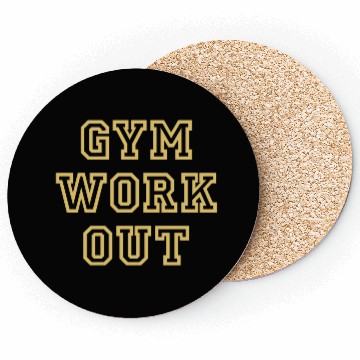 Discover GYM WORK OUT Powerlifting Weightlifting Coasters