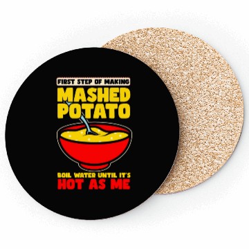 Discover First Step Of Making Mashed Potatoes Coasters