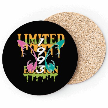 Discover 1993 Born Limited Edition Butterfly Gift Coasters