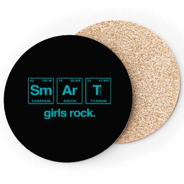 Discover SMART GIRLS ROCK - Elements Periodic Table Coasters