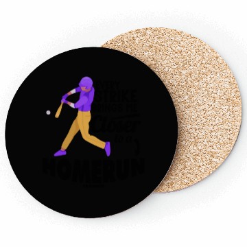 Discover Baseball Pitcher Baseball Racket Sport Coasters