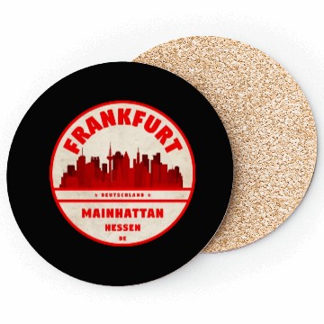 Discover Frankfurt Germany Coasters