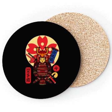 Discover Samurai Cat Coasters