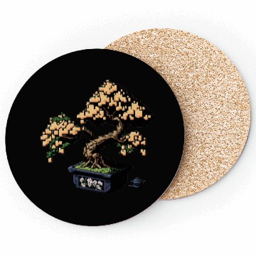 Discover 8 Bit Bonsai Tree Coasters