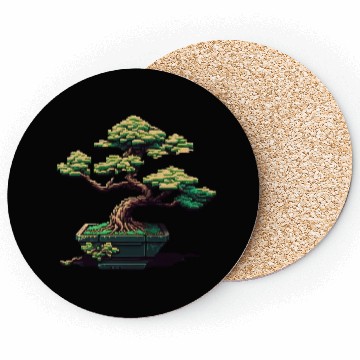 Discover 8 Bit Bonsai Tree Coasters