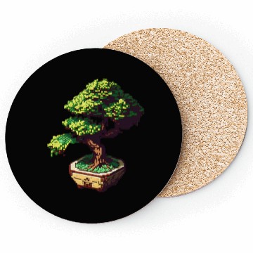 Discover 8 Bit Bonsai Tree Coasters