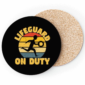 Discover Lifeguard On Duty Distressed Coasters