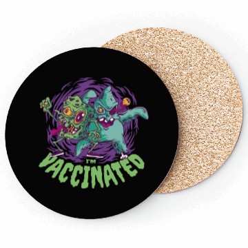 Discover I'm vaccinated zombies I'm vaccinated zombies insp Coasters