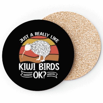 Discover Just A Girl Who Loves Kiwis Kiwi Bird Gift Coasters