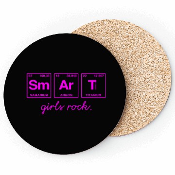 Discover SMART GIRLS ROCK - Elements Periodic Table Coasters