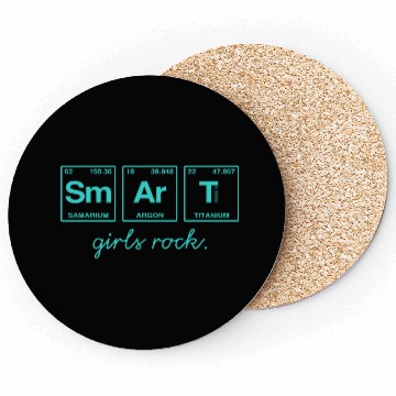 Discover SMART GIRLS ROCK - Elements Periodic Table Coasters