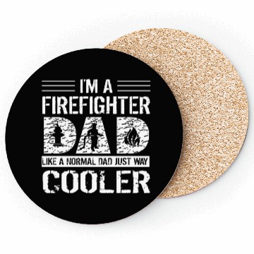 Discover Firefighter DAD Coasters