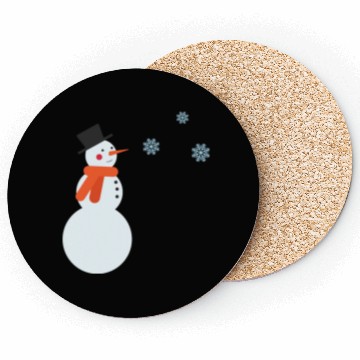 Discover Snowman and snowflakes Coasters