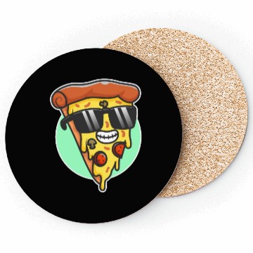 Discover Slice Pizza Coasters